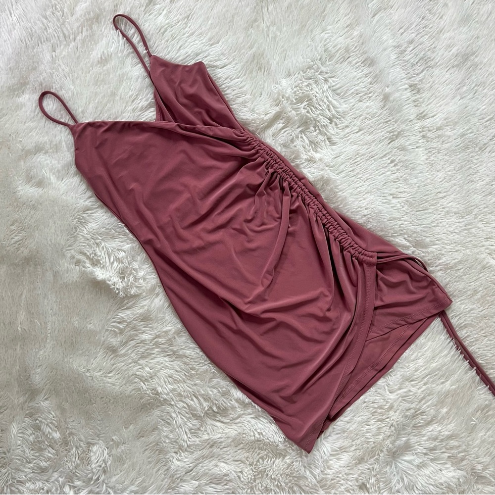 Tresser Chic Mini Dress with Spaghetti Straps Size XS
